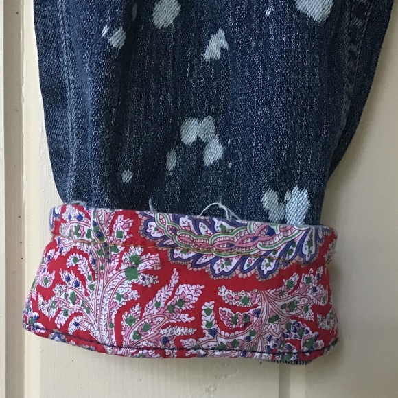anthropologie PILCRO the heritage boyfriend bandana JEANS 30 - Picture 4 of 5
